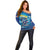 Blue Shark Cape Verde Football Off Shoulder Sweater First World Cup 2026 - Wonder Print Shop