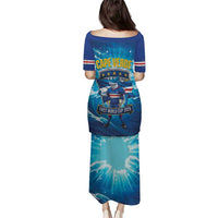 Blue Shark Cape Verde Football Puletasi First World Cup 2026 - Wonder Print Shop