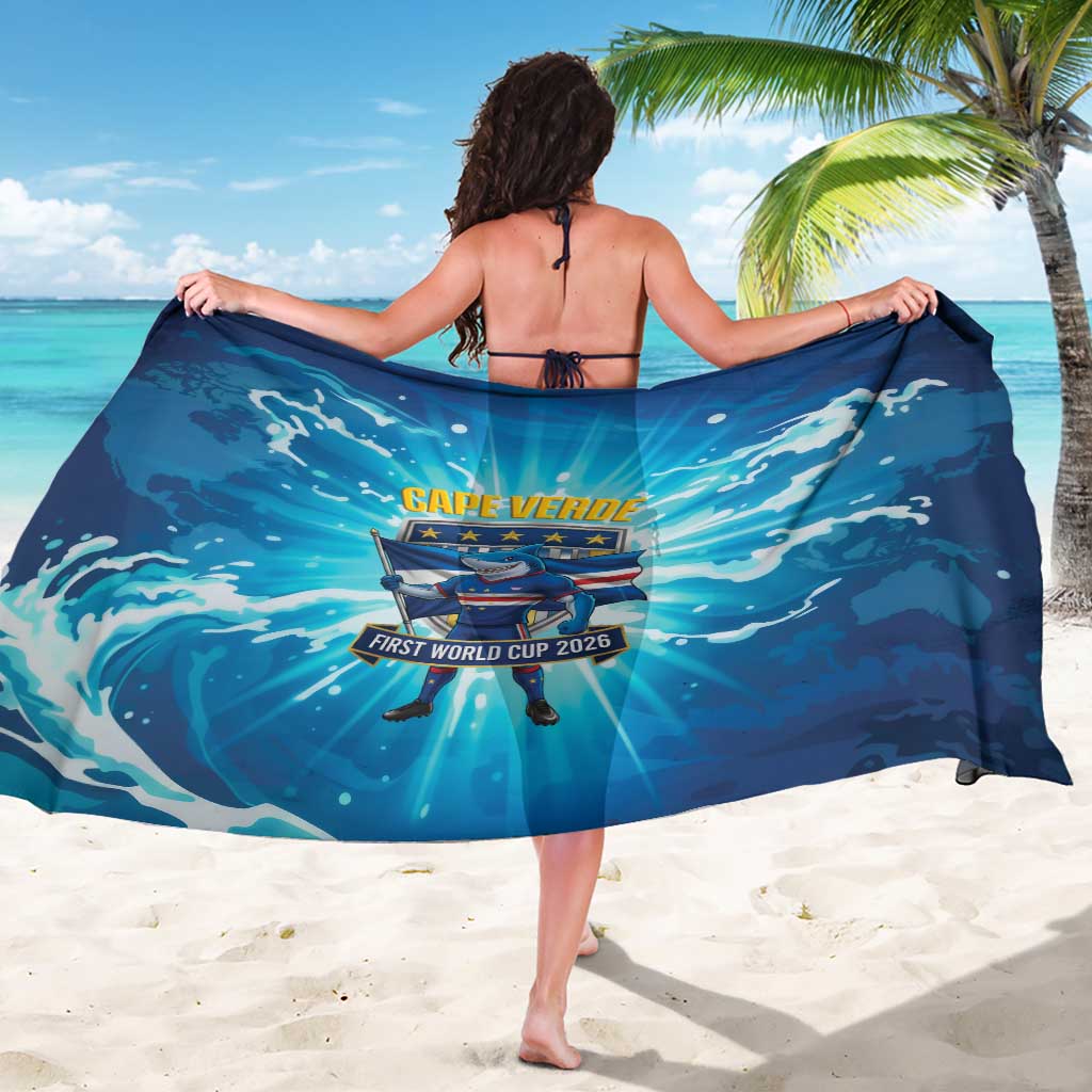 Blue Shark Cape Verde Football Sarong First World Cup 2026 - Wonder Print Shop