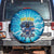 Blue Shark Cape Verde Football Spare Tire Cover First World Cup 2026 - Wonder Print Shop