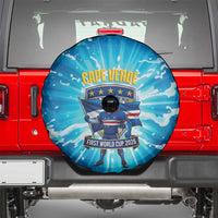 Blue Shark Cape Verde Football Spare Tire Cover First World Cup 2026 - Wonder Print Shop