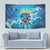 Blue Shark Cape Verde Football Tapestry First World Cup 2026 - Wonder Print Shop