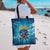 Blue Shark Cape Verde Football Tote Bag First World Cup 2026 - Wonder Print Shop