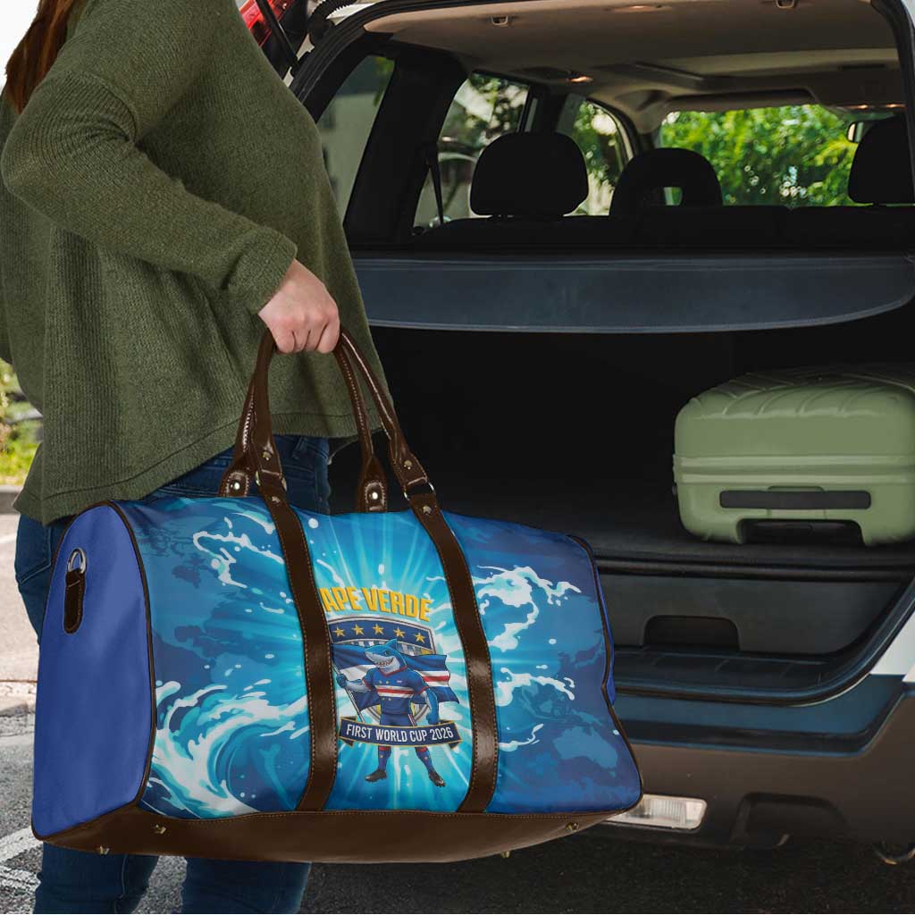 Blue Shark Cape Verde Football Travel Bag First World Cup 2026 - Wonder Print Shop