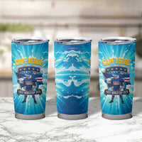 Blue Shark Cape Verde Football Tumbler Cup First World Cup 2026 - Wonder Print Shop