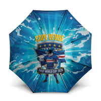 Blue Shark Cape Verde Football Umbrella First World Cup 2026 - Wonder Print Shop