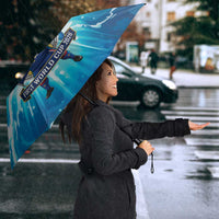 Blue Shark Cape Verde Football Umbrella First World Cup 2026 - Wonder Print Shop