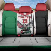 Custom World Football 2026 Jordan Back Car Seat Cover Eagle Rising Road To Champion - Wonder Print Shop