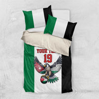 Custom World Football 2026 Jordan Bedding Set Eagle Rising Road To Champion - Wonder Print Shop
