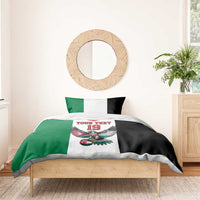 Custom World Football 2026 Jordan Bedding Set Eagle Rising Road To Champion - Wonder Print Shop