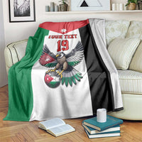 Custom World Football 2026 Jordan Blanket Eagle Rising Road To Champion - Wonder Print Shop