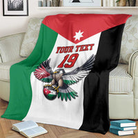 Custom World Football 2026 Jordan Blanket Eagle Rising Road To Champion - Wonder Print Shop