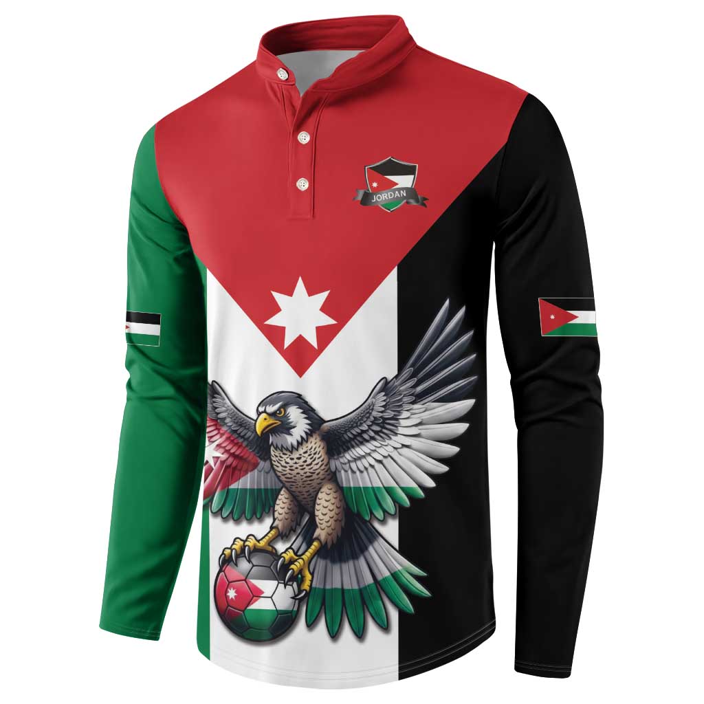 Custom World Football 2026 Jordan Button Sweatshirt Eagle Rising Road To Champion - Wonder Print Shop