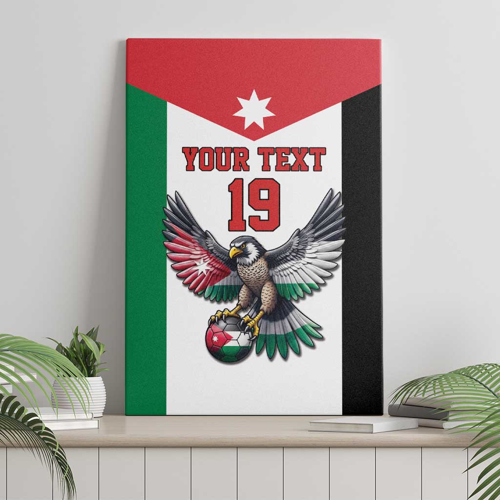 Custom World Football 2026 Jordan Canvas Wall Art Eagle Rising Road To Champion - Wonder Print Shop