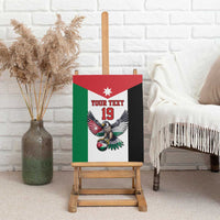 Custom World Football 2026 Jordan Canvas Wall Art Eagle Rising Road To Champion - Wonder Print Shop
