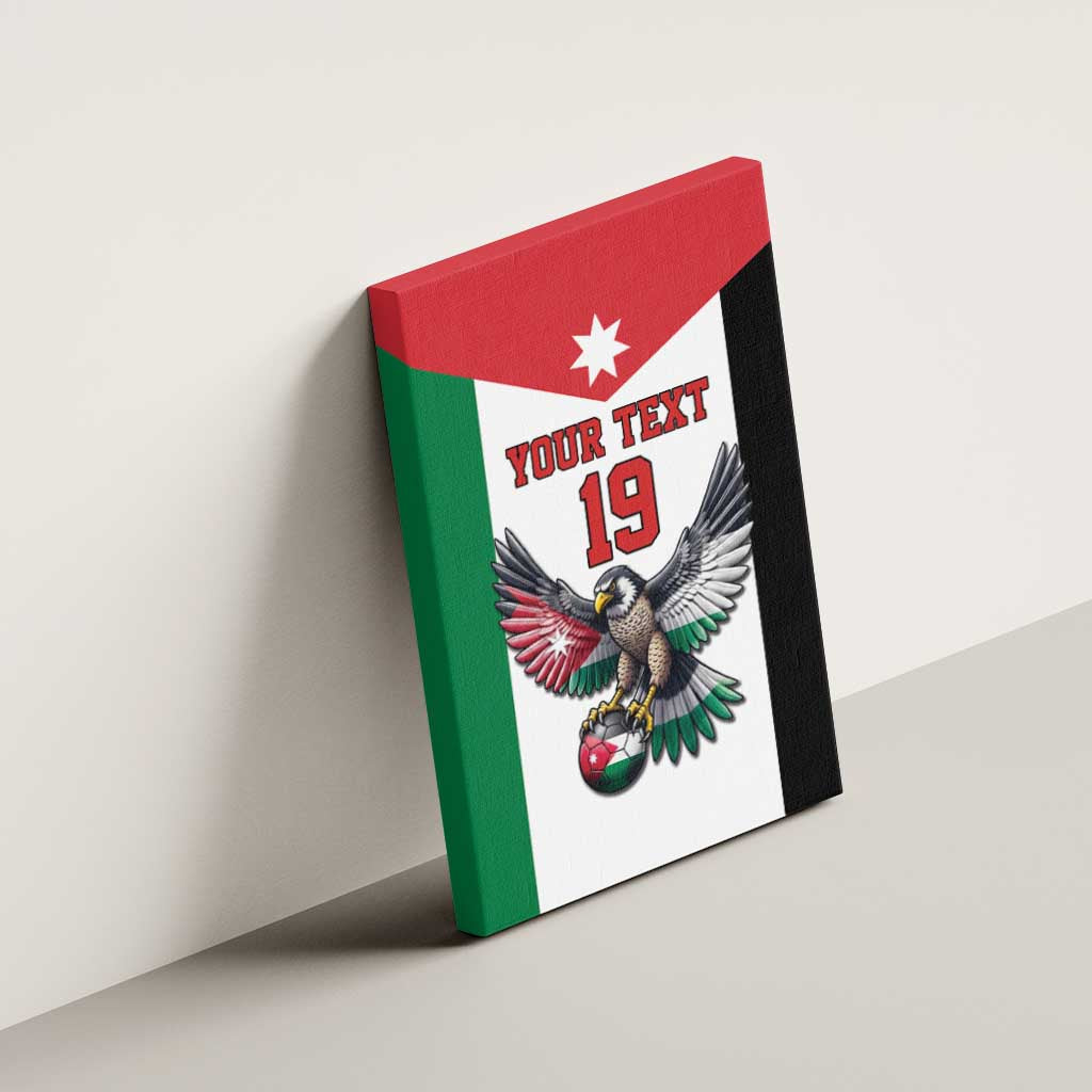 Custom World Football 2026 Jordan Canvas Wall Art Eagle Rising Road To Champion - Wonder Print Shop