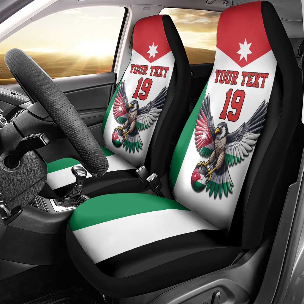 Custom World Football 2026 Jordan Car Seat Cover Eagle Rising Road To Champion - Wonder Print Shop