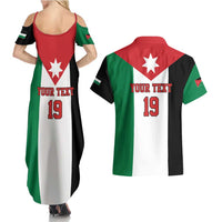 Custom World Football 2026 Jordan Couples Matching Summer Maxi Dress and Hawaiian Shirt Eagle Rising Road To Champion - Wonder Print Shop