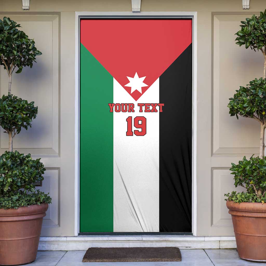 Custom World Football 2026 Jordan Door Cover Eagle Rising Road To Champion - Wonder Print Shop