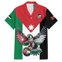 Custom World Football 2026 Jordan Family Matching Off Shoulder Maxi Dress and Hawaiian Shirt Eagle Rising Road To Champion - Wonder Print Shop