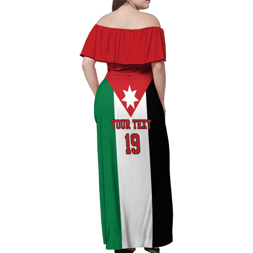 Custom World Football 2026 Jordan Family Matching Off Shoulder Maxi Dress and Hawaiian Shirt Eagle Rising Road To Champion - Wonder Print Shop