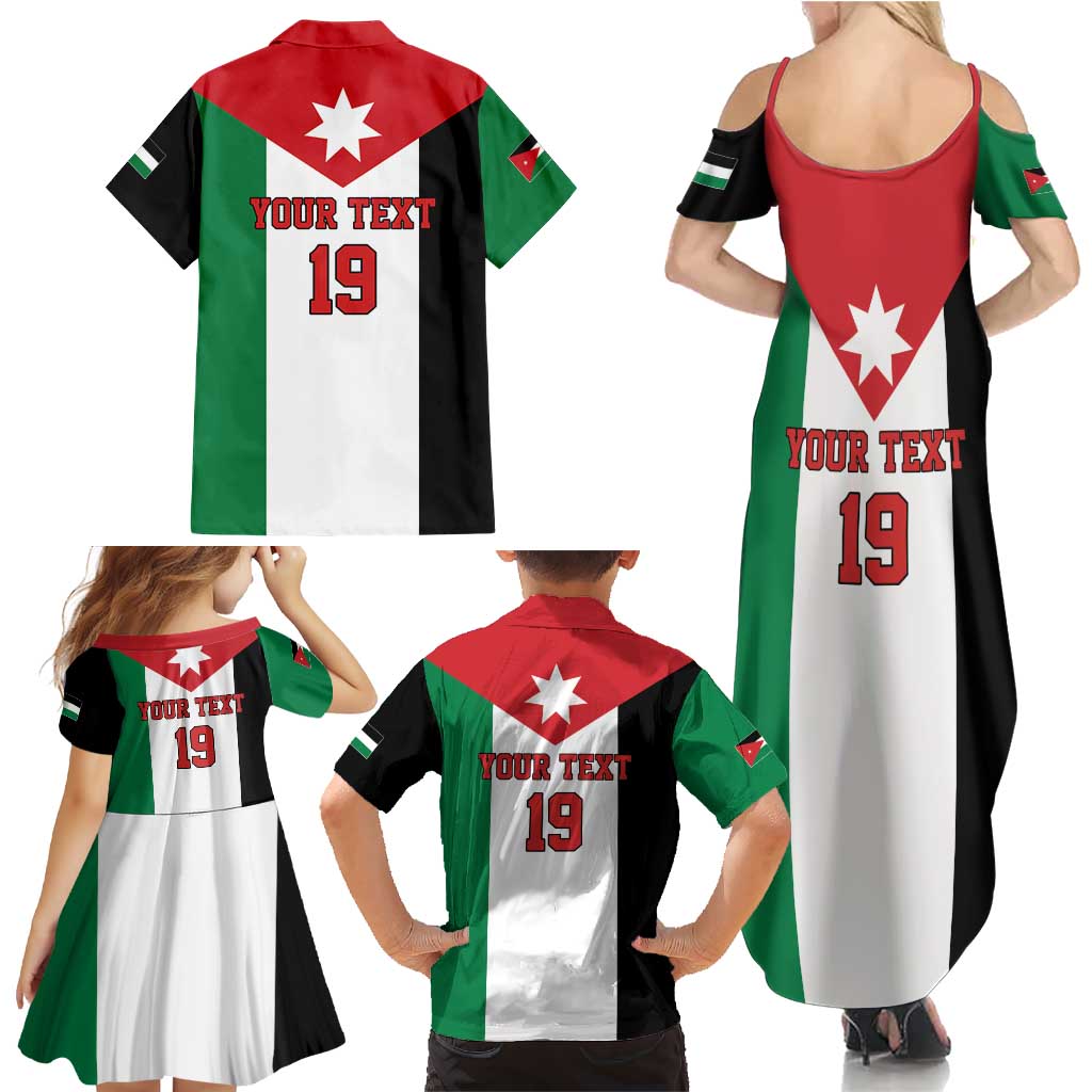 Custom World Football 2026 Jordan Family Matching Summer Maxi Dress and Hawaiian Shirt Eagle Rising Road To Champion - Wonder Print Shop