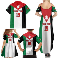 Custom World Football 2026 Jordan Family Matching Summer Maxi Dress and Hawaiian Shirt Eagle Rising Road To Champion - Wonder Print Shop