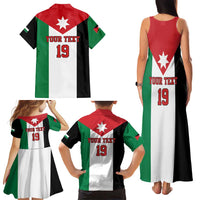 Custom World Football 2026 Jordan Family Matching Tank Maxi Dress and Hawaiian Shirt Eagle Rising Road To Champion - Wonder Print Shop