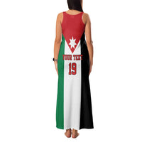 Custom World Football 2026 Jordan Family Matching Tank Maxi Dress and Hawaiian Shirt Eagle Rising Road To Champion - Wonder Print Shop