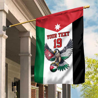 Custom World Football 2026 Jordan Garden Flag Eagle Rising Road To Champion - Wonder Print Shop