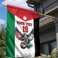 Custom World Football 2026 Jordan Garden Flag Eagle Rising Road To Champion - Wonder Print Shop