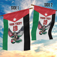 Custom World Football 2026 Jordan Garden Flag Eagle Rising Road To Champion - Wonder Print Shop