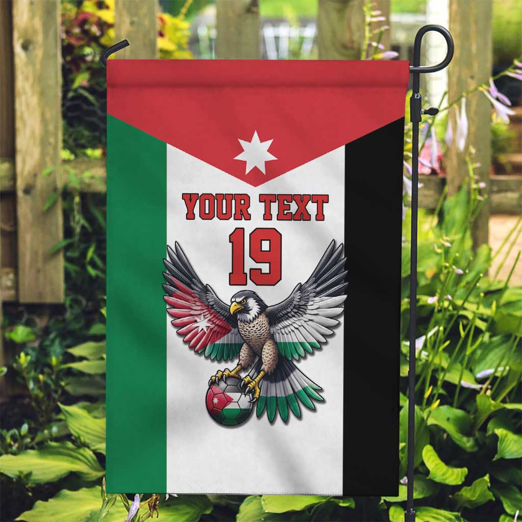 Custom World Football 2026 Jordan Garden Flag Eagle Rising Road To Champion - Wonder Print Shop