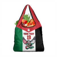 Custom World Football 2026 Jordan Grocery Bag Eagle Rising Road To Champion - Wonder Print Shop
