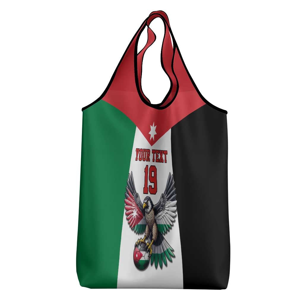 Custom World Football 2026 Jordan Grocery Bag Eagle Rising Road To Champion - Wonder Print Shop