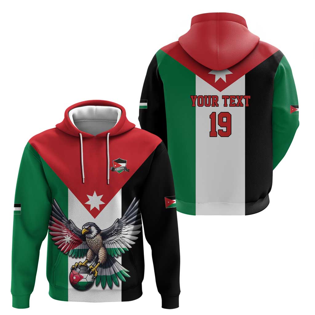 Custom World Football 2026 Jordan Hoodie Eagle Rising Road To Champion - Wonder Print Shop