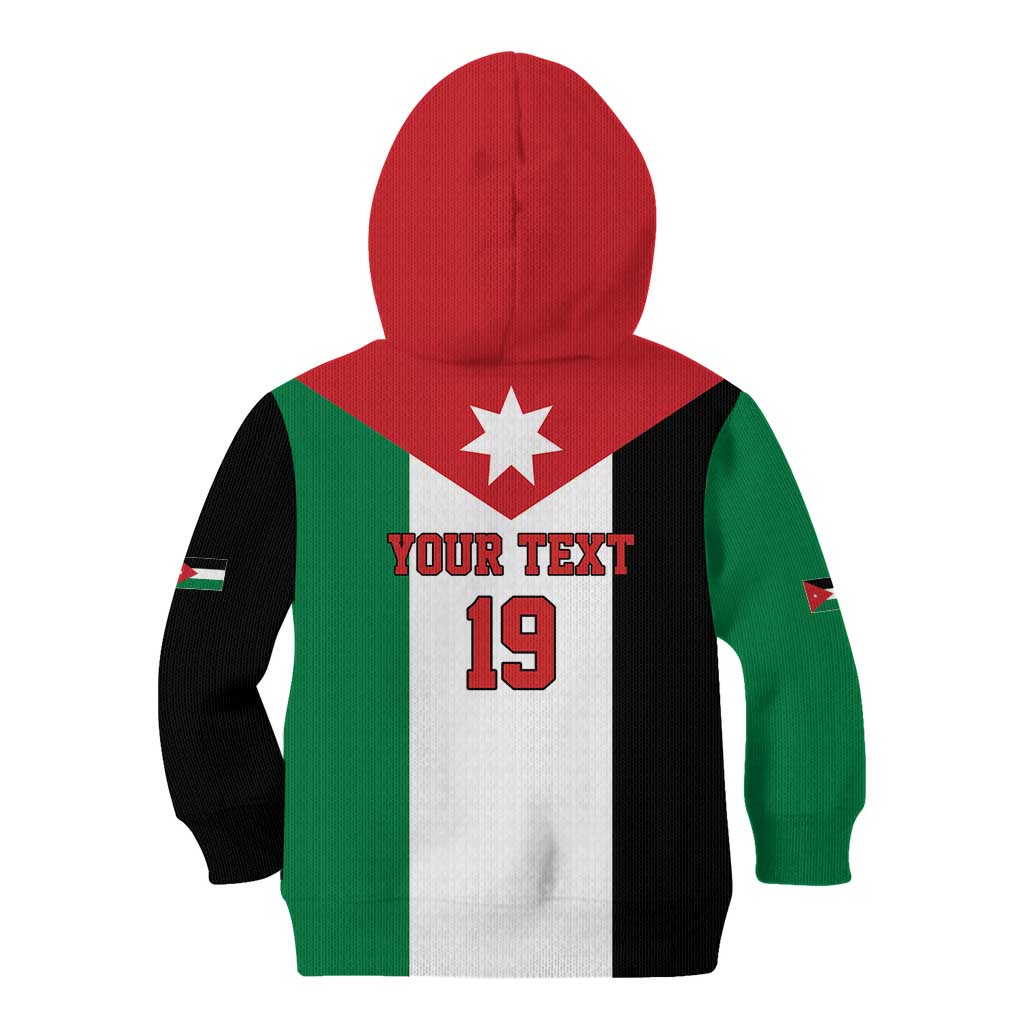 Custom World Football 2026 Jordan Kid Hoodie Eagle Rising Road To Champion - Wonder Print Shop