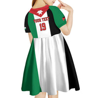 Custom World Football 2026 Jordan Kid Short Sleeve Dress Eagle Rising Road To Champion - Wonder Print Shop