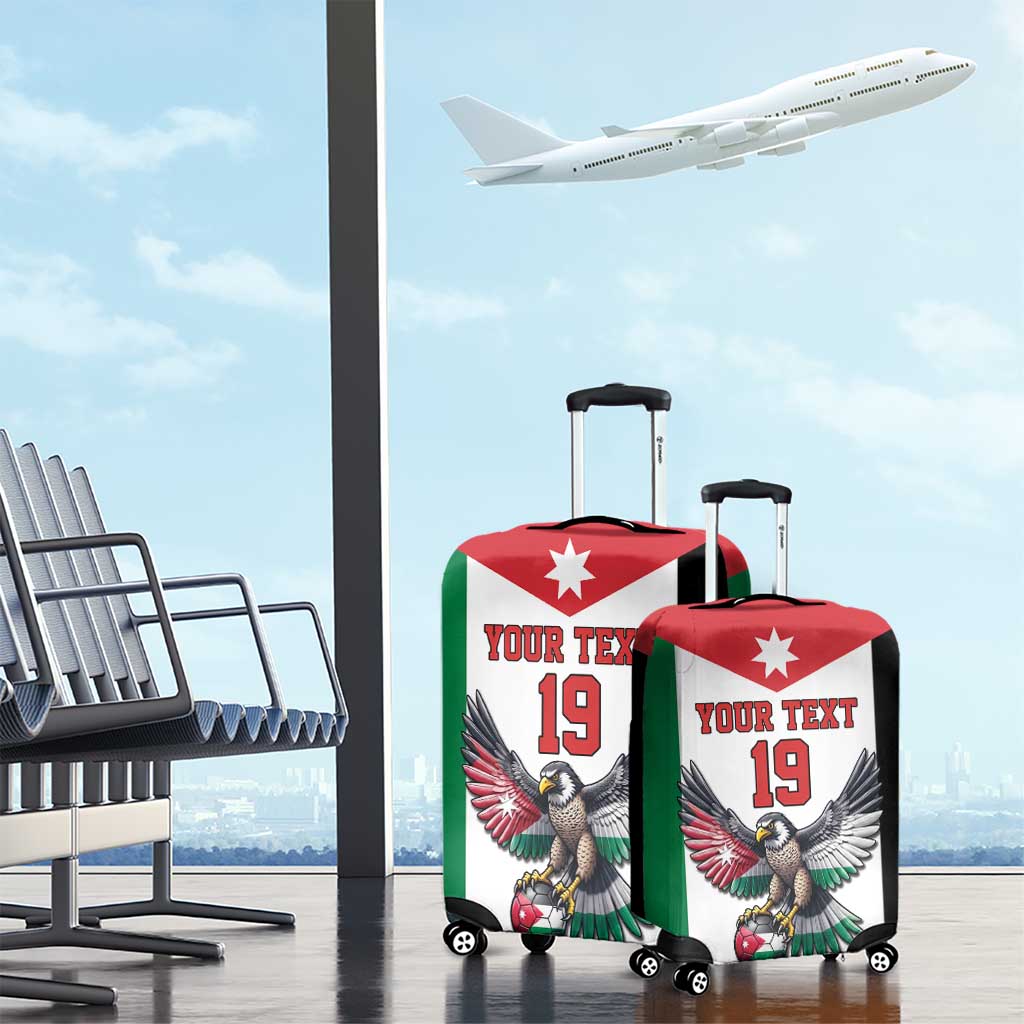 Custom World Football 2026 Jordan Luggage Cover Eagle Rising Road To Champion - Wonder Print Shop