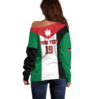 Custom World Football 2026 Jordan Off Shoulder Sweater Eagle Rising Road To Champion - Wonder Print Shop