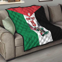 Custom World Football 2026 Jordan Quilt Eagle Rising Road To Champion - Wonder Print Shop