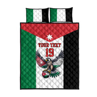 Custom World Football 2026 Jordan Quilt Bed Set Eagle Rising Road To Champion - Wonder Print Shop