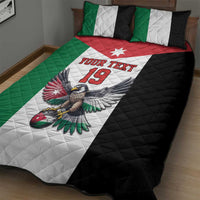 Custom World Football 2026 Jordan Quilt Bed Set Eagle Rising Road To Champion - Wonder Print Shop