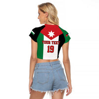 Custom World Football 2026 Jordan Raglan Cropped T Shirt Eagle Rising Road To Champion - Wonder Print Shop