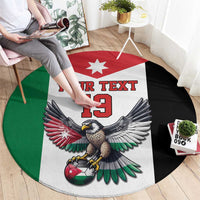 Custom World Football 2026 Jordan Round Carpet Eagle Rising Road To Champion - Wonder Print Shop