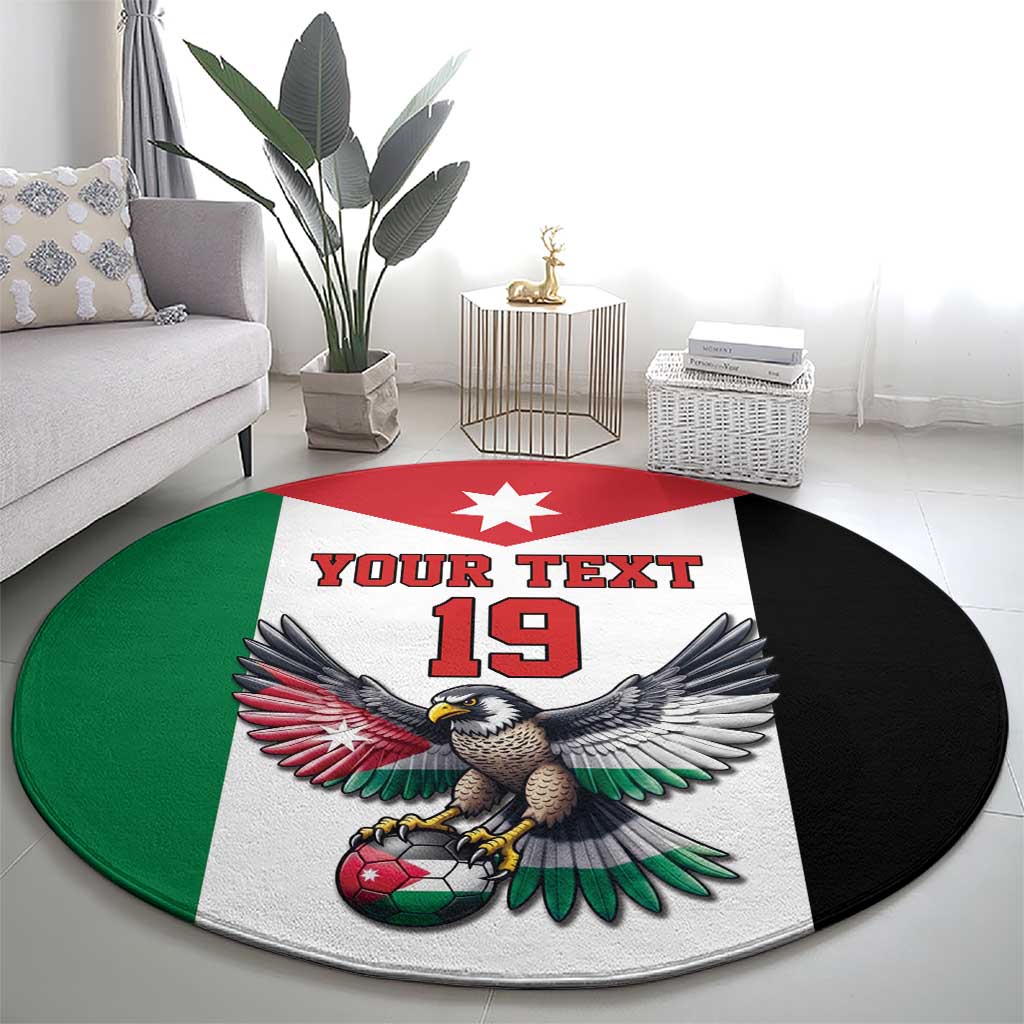 Custom World Football 2026 Jordan Round Carpet Eagle Rising Road To Champion - Wonder Print Shop