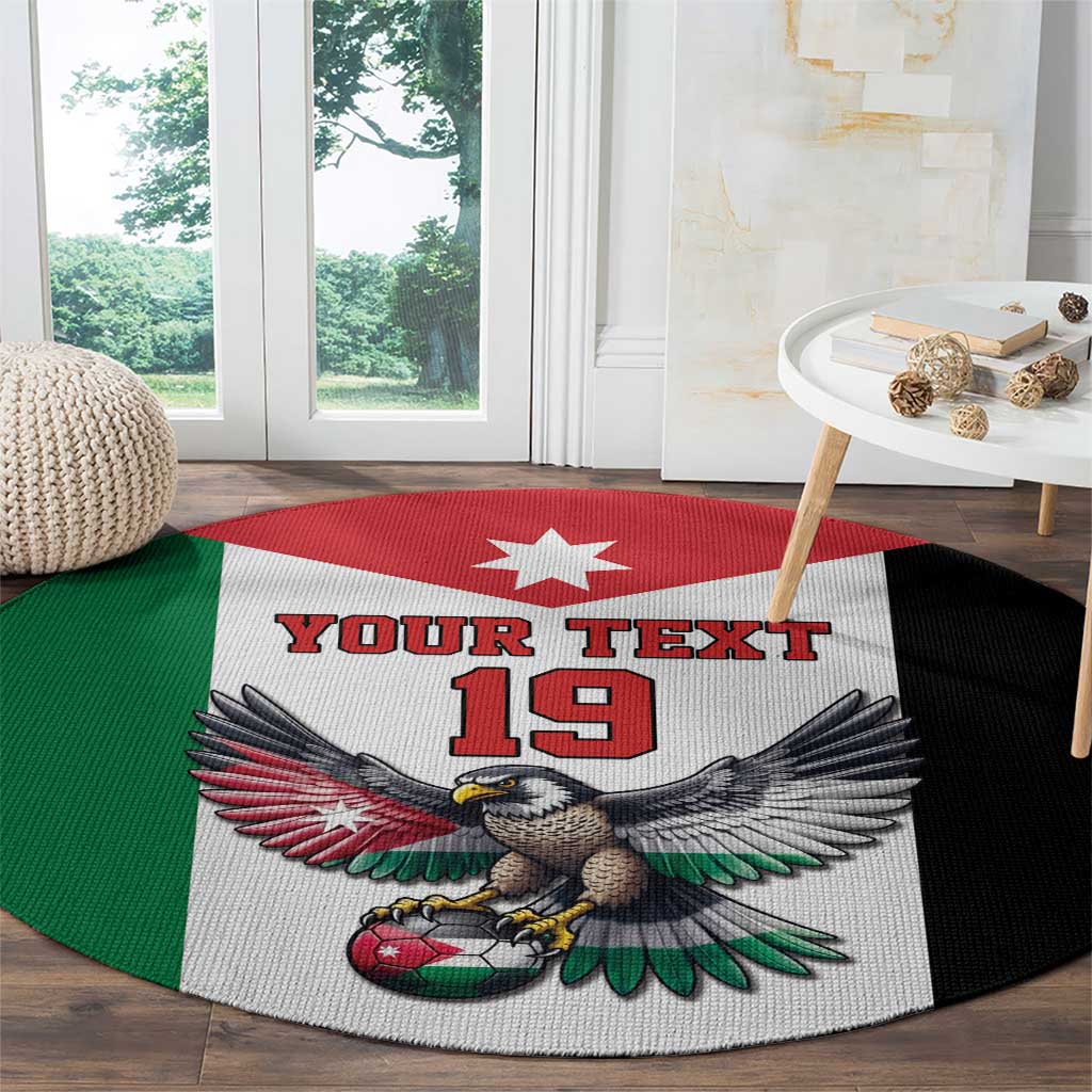 Custom World Football 2026 Jordan Round Carpet Eagle Rising Road To Champion - Wonder Print Shop
