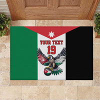 Custom World Football 2026 Jordan Rubber Doormat Eagle Rising Road To Champion - Wonder Print Shop