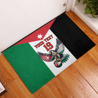 Custom World Football 2026 Jordan Rubber Doormat Eagle Rising Road To Champion - Wonder Print Shop