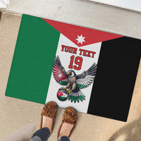 Custom World Football 2026 Jordan Rubber Doormat Eagle Rising Road To Champion - Wonder Print Shop